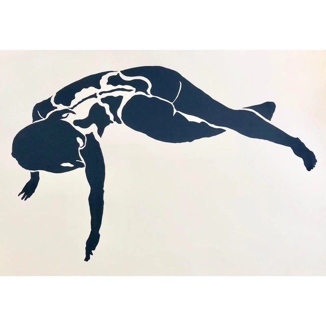 Henri Matisse Mid Century Silk Screen Print Nude by Frank Herz 1975 For Sale - Image 4 of 6