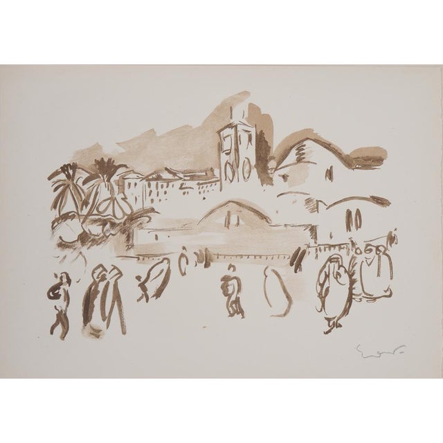 Emile Othon Friesz, Orientalism, Animated Square, 1949, Original Lithograph For Sale - Image 5 of 5