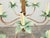 Mid 20th Century Mid-Century Modern Painted Tôle 10-Arm Palm Tree Light Fixture with Green Leaves For Sale - Image 4 of 10