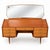 Mid 20th Century Vintage Dressing Table with Mirror Mid-Century Vanity (1950s/60s) For Sale - Image 5 of 7