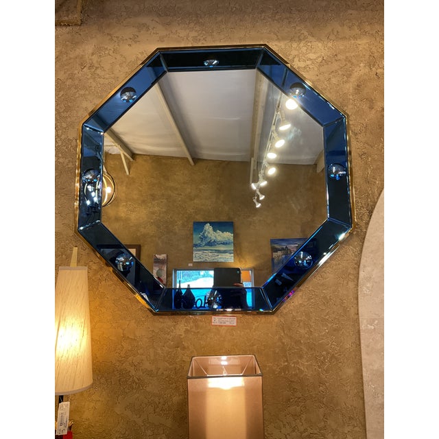 Mid-Century Modern Octavia Octagonal Mirror by Bunny Williams For Sale - Image 3 of 5