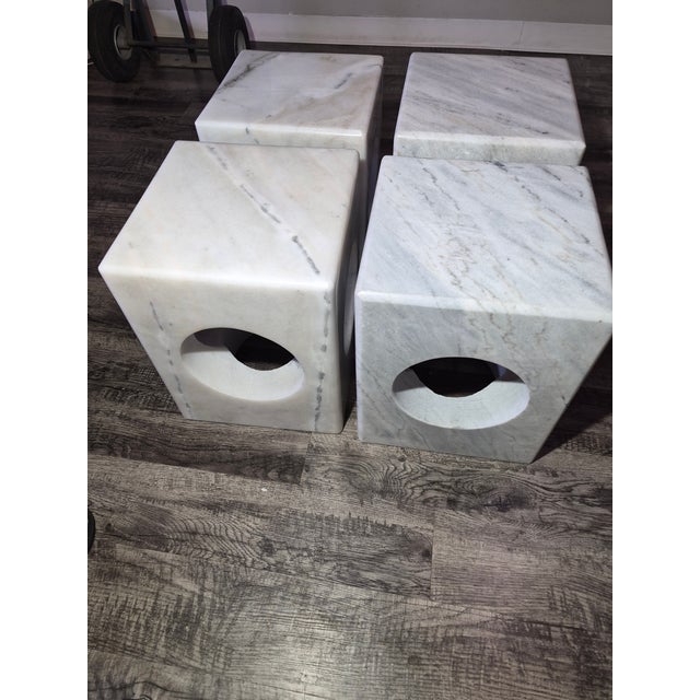 Stone Noir Side Table Set For Sale - Image 7 of 12