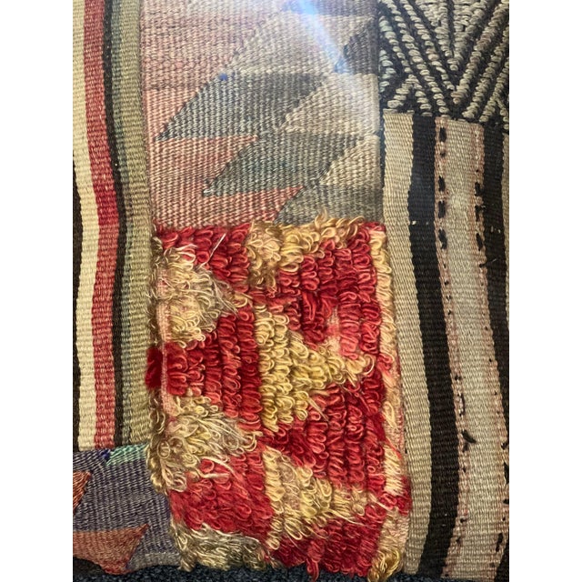 Southwestern Kilim Patchwork Pillow For Sale - Image 4 of 5