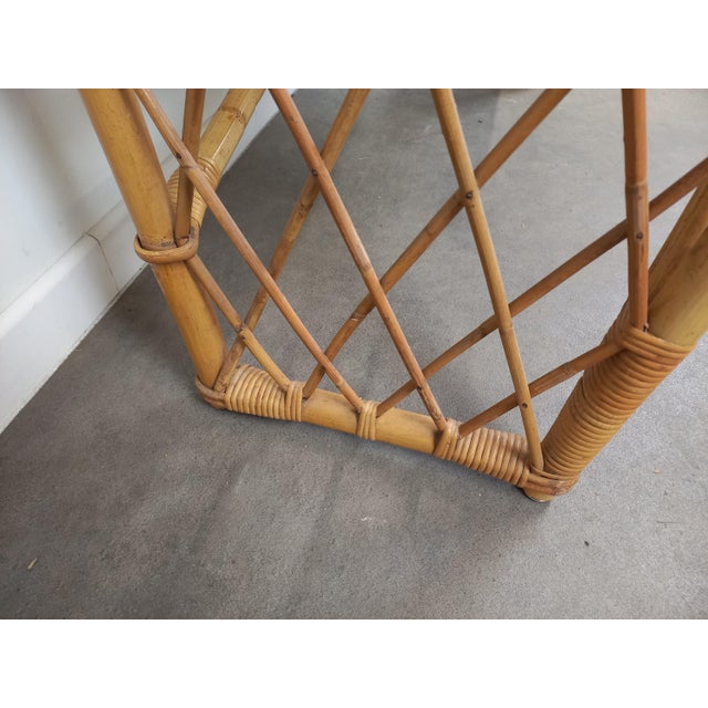 1950s Rattan Desk and Chair, 1950s, Set of 2 For Sale - Image 5 of 18