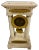 Mid 19th Century French Charles X Marble and Brass Portico Mantel Clock Circa 1860 For Sale - Image 9 of 12