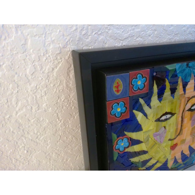 2010s Celestial Sun Mosaic Tile Wall Art For Sale - Image 5 of 9