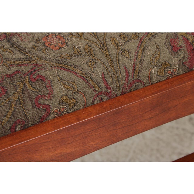 Stickley Harvey Ellis Cherry Mission Style Settee For Sale - Image 12 of 18