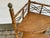 Tan Antique Bamboo Corner Étagère For Sale - Image 8 of 12
