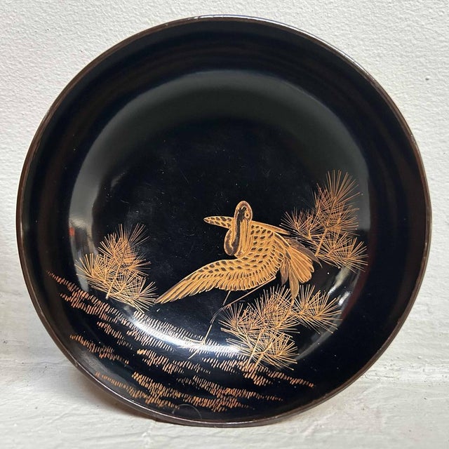 Meiji Era Urushi Maki-E Owan Bowls, 1890s, Set of 5 For Sale - Image 14 of 18