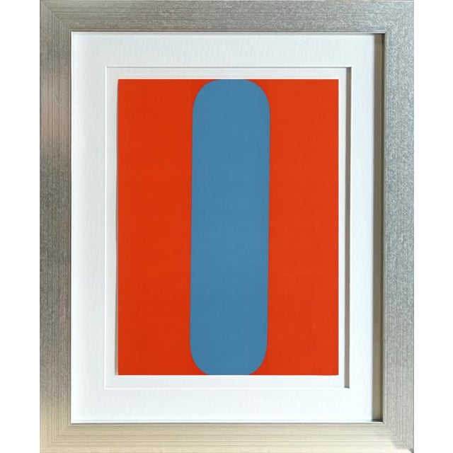 Abstract 1964 Ellsworth Kelly Original Lithograph Derriere Le Miroir Dm03149 Framed For Sale - Image 3 of 3
