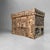 Japanese Tea Chest with Newspaper Covering, 1960s For Sale - Image 4 of 11