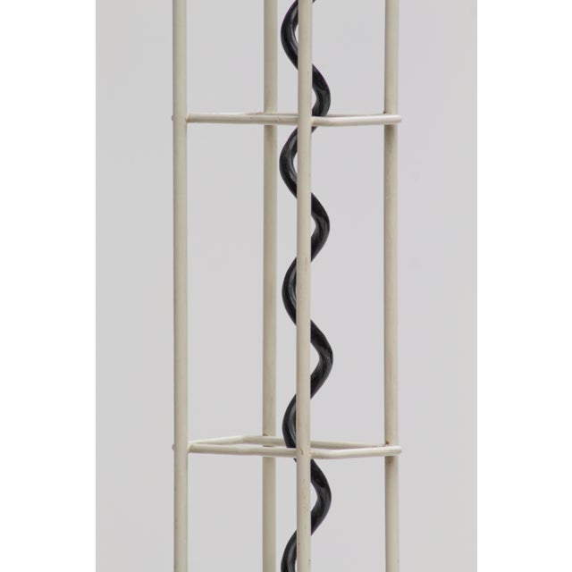 White Floor Lamp from Arelux, Italy, 1980s For Sale - Image 4 of 7