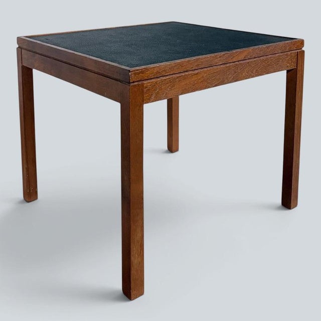 Black Mid-Century Turntable Stand from Hacker Radio in Teak and Vinyl For Sale - Image 8 of 8