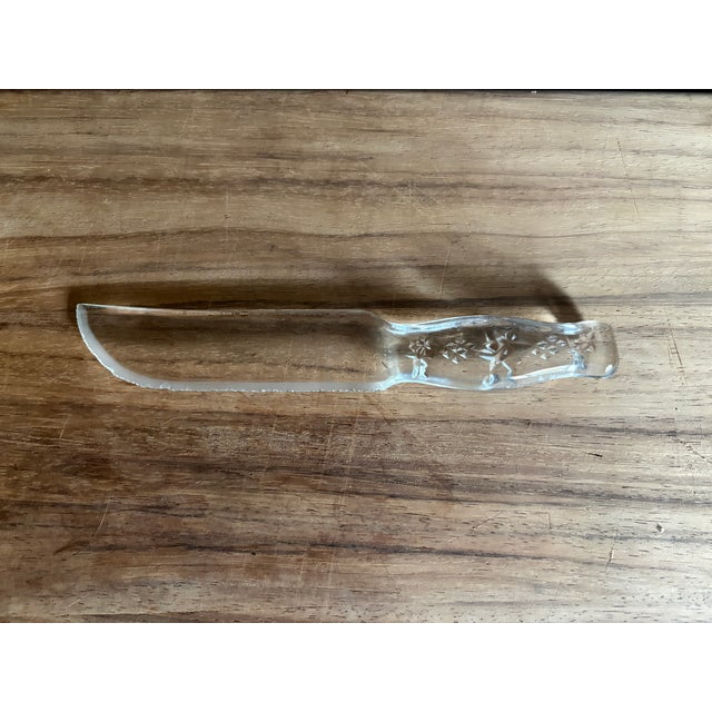 1930s American Vitex-Glas Depression Glass Fruit and Cake Knife For Sale - Image 4 of 4