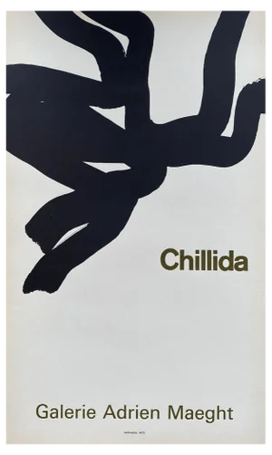Eduardo Chillida, Abstract Composition, 1966, Original Poster