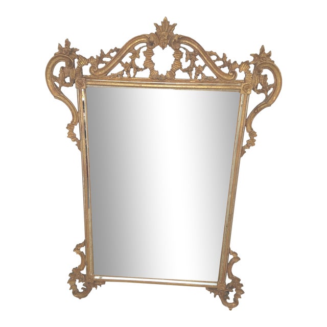Continental Style Gilt Wood Mirror by LaBarge Chairish