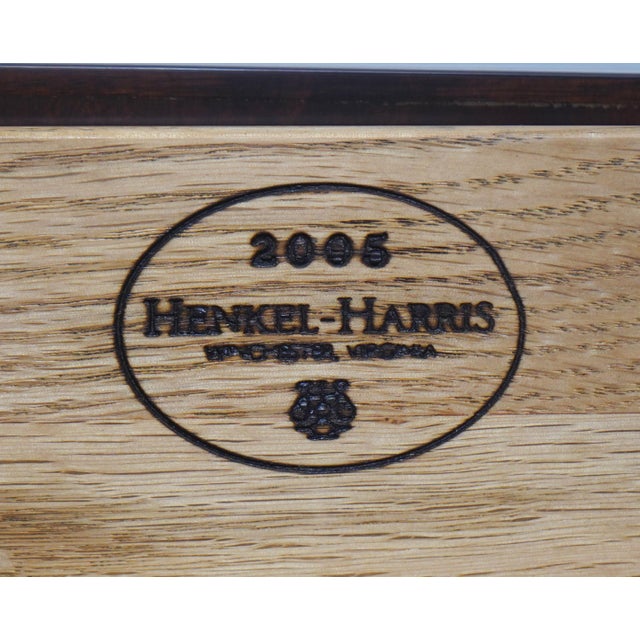Henkel Harris Mahogany Inlaid Four Door Server Credenza For Sale - Image 18 of 18