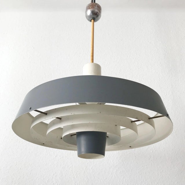 Bornholmpendel Ceiling Lamp by Finn Monies & Gunnar Jensen for Louis Poulsen, 1960s For Sale - Image 10 of 17
