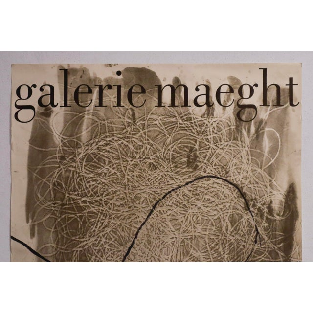 French 1974 French Exhibition Poster - Galerie Maeght, François Fiedler For Sale - Image 3 of 3