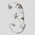 Sculptural Silver and Wrought Iron Wall or Ceiling Light by Salvino Marsura For Sale - Image 5 of 13