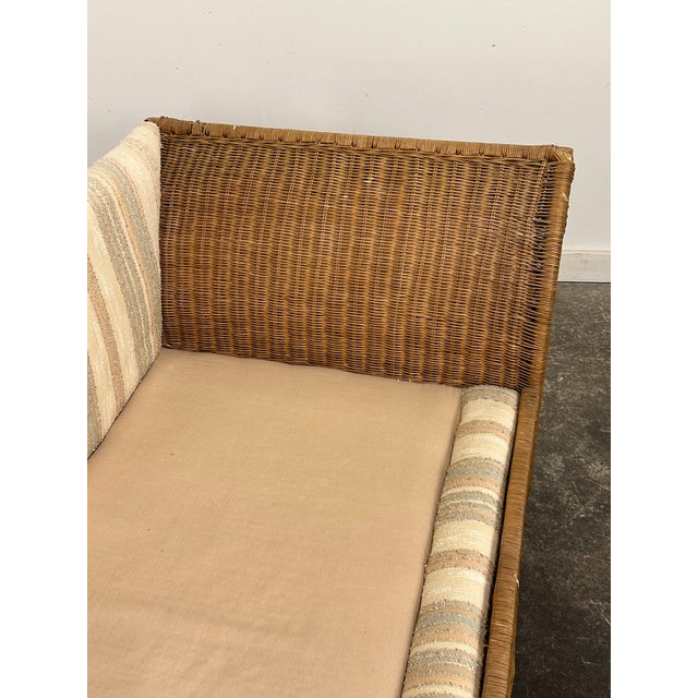 1970s Wicker Sofa by Alex Vale Furniture For Sale - Image 9 of 12