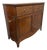 Mid 20th Century English Georgian Style Mahogany Sideboard Cabinet With Two Drawers and Double Doors For Sale