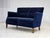 Danish Two-Seater Sofa in Dark Blue Furniture Velour, 1960s For Sale - Image 13 of 15