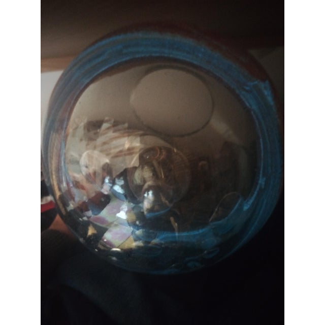 Glass Internal Galaxy Lamp in Blown Glass by Florea Silviu For Sale - Image 7 of 8