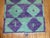 Vintage Zabihi Collection Purple Green Turkish Shag Rug - 3'8" x 4'5" For Sale In New York - Image 6 of 6
