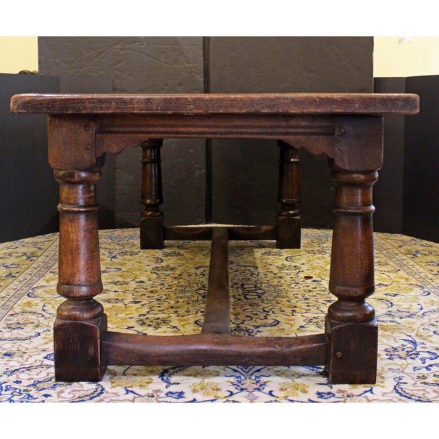 Late 19th Century-Early 20th Century Elizabethan Revival Refectory Table For Sale - Image 4 of 6