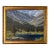 2001 Dan Young “Frying Pan Lake” Original Landscape Oil on Masonite Painting – Gilt Wood Framed For Sale