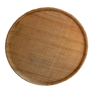 Large 1960’s Abaca Grainware Fiberglass Round Tray