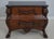 Age: Approx: 20 Years Old Details: Carved Lion Sides Black Marble Or Granite Top Walnut Finish Un-Marked As To Manufacture...