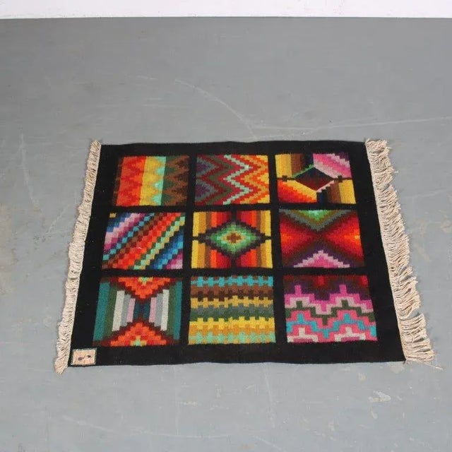 Textile Mid-Century Tunisian Rug For Sale - Image 7 of 7