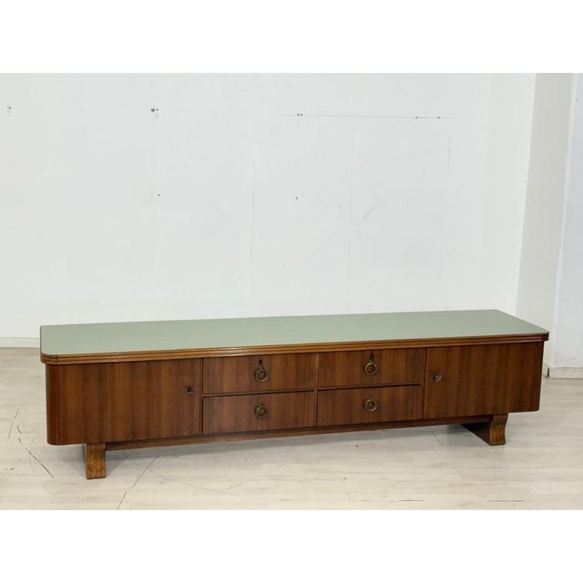 Mid-Century Lowboard in Walnut For Sale - Image 14 of 14