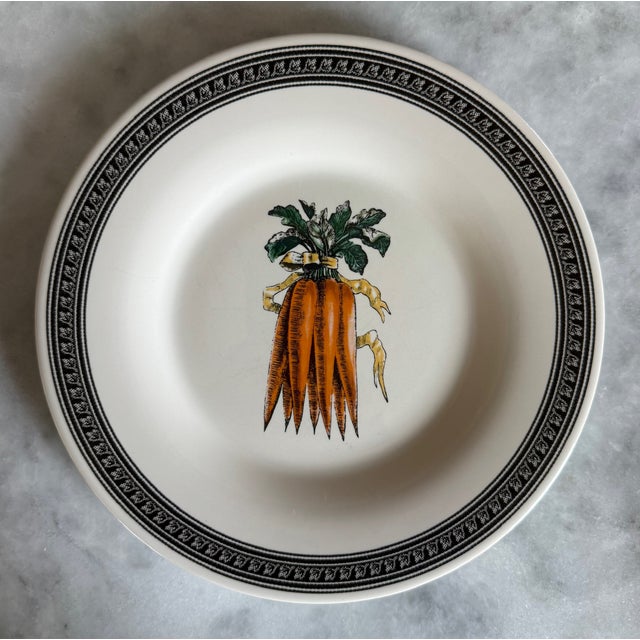 Farmhouse Late 20th Century Set of 4 Pfaltzgraff "Farmers Market" Small Plates For Sale - Image 3 of 14