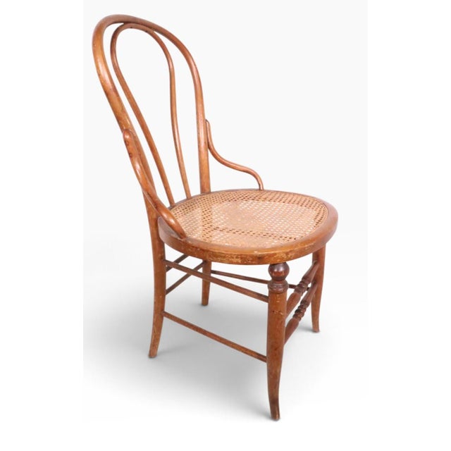 Set of Four Late 19th Century Bentwood Bistro Cafe Dining Chairs For Sale - Image 13 of 14