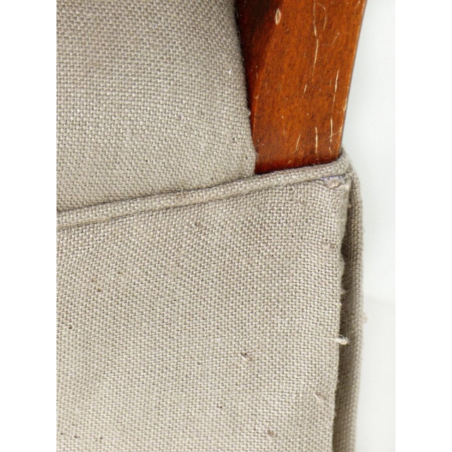 Carved Barley Twist Armchair, Upholstered Seat & Back For Sale - Image 9 of 11