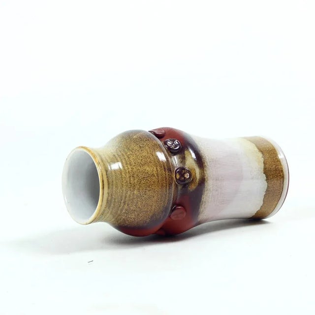 Mid-Century Ceramic Vase, Czechoslovakia, 1960s For Sale - Image 6 of 10