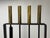 Brass Modernist Styled After Pilgrim Mfg. Brass and Wrought Iron Fireplace Tools For Sale - Image 8 of 8