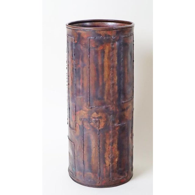 Copper Umbrella Stand, Germany, 1960s For Sale - Image 10 of 16