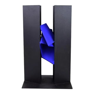 Central Structure - Iron Sculpture by Claudio Palmieri - 1998 1988 For Sale