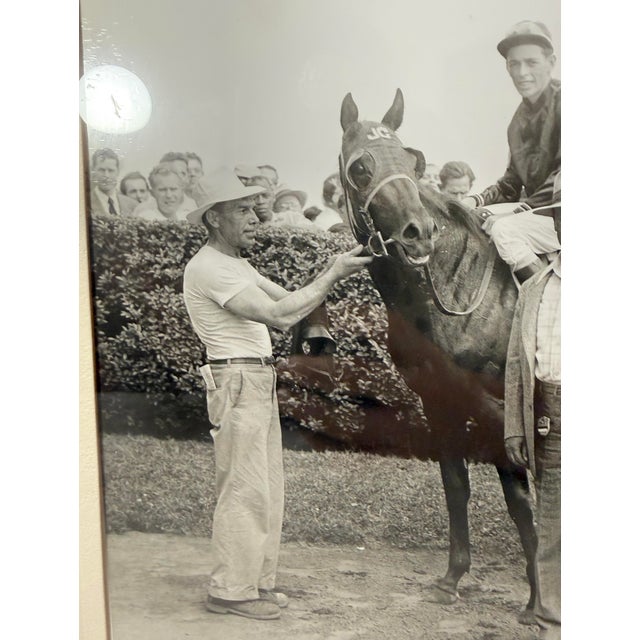 Vintage 47 Original Bert Morgan Dreamer Jamaica Horse Racing Jockey Photograph For Sale In New York - Image 6 of 13