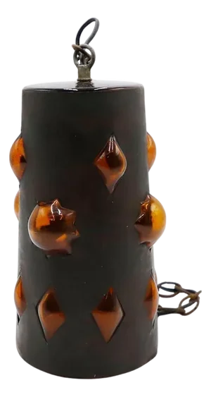 1970s Feders Hand Blown Glass Chandelier