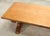 Wood French Provincial Country Oak Trestle Farmhouse Dining Table 7Ft For Sale - Image 7 of 18