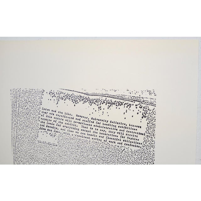 Abstract John Link (American, B.1942) "Untitled" Limited Edition Lithograph C.1973 For Sale - Image 3 of 8