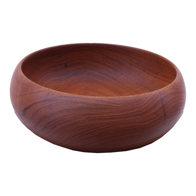 Large Teak Bowl by Kay Bojesen For Sale