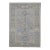 Turkish Oushak Rug Gray, Blue, Beige & Cream Handwoven Wool Rug 5'1" X 7'2" For Sale