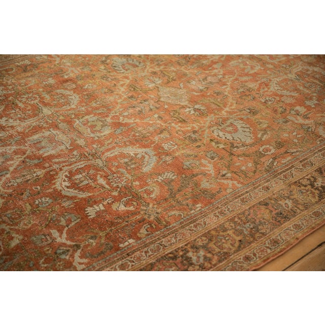 Vintage Distressed Mahal Carpet - 6'11" x 9'7" For Sale - Image 10 of 10