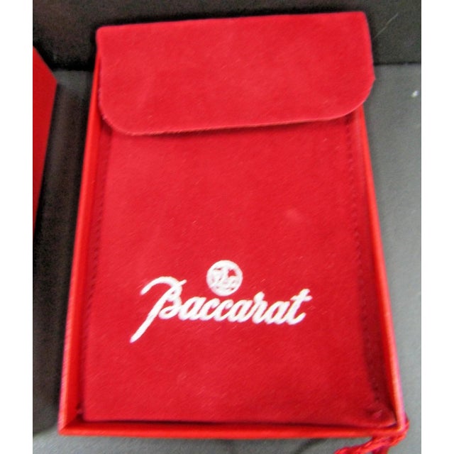 Baccarat Crystal Boxed Christmas Ornaments 1985, 1987, 1988, 1989, 1995, 1998 For Sale - Image 9 of 10